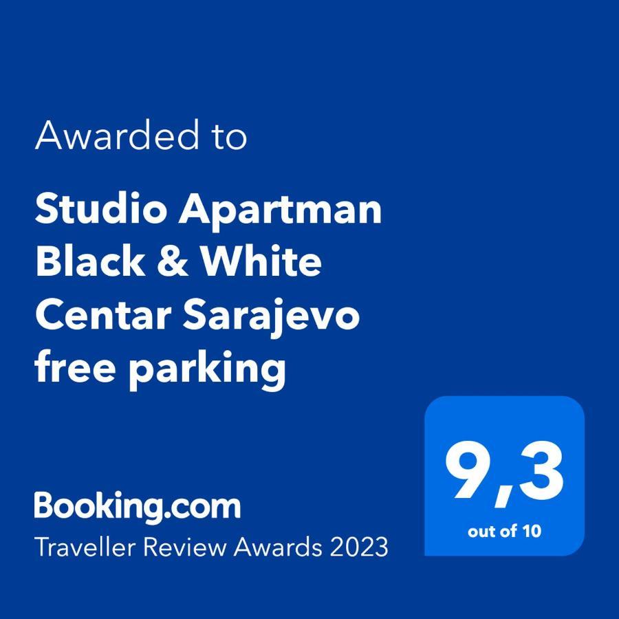 Studio Apartman Black & White Centar Sarajevo Free Parking ภายนอก รูปภาพ